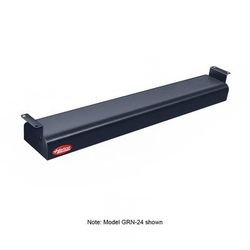 Hatco GRN-54 120 BLACK 54" Narrow Infrared Strip Warmer - Single Rod, 1 Built In Toggle Control, 120v