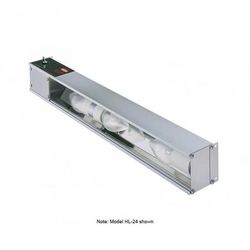 Hatco HL-18 18" Strip Display Light - Built In Toggle Control, 120v, Silver