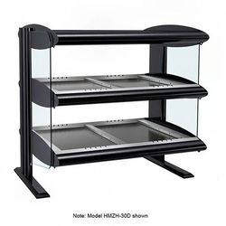 Hatco HZMH-42D 45 9/10" Self Service Countertop Heated Display Shelf - 2 Shelves, 120v/208v/1ph, Black