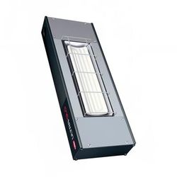 Hatco UGAH-18 120 18" High Watt Ceramic Strip Warmer - Single Tile, Built In Toggle Control, 120v, Silver