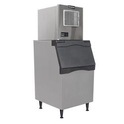 Scotsman MC0522MA-1/B530P/KBT27 475 lb Prodigy ELITE Full Cube Commercial Ice Machine w/ Bin - 536 lb Storage, Air Cooled, 115v, Stainless Steel