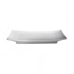 Cameo China 710-83 8-1/2" x 5-1/2" Rectangular Platter - Ceramic, White