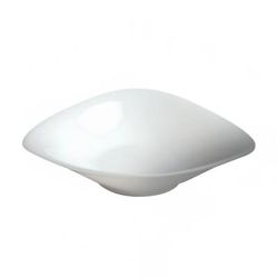 Cameo China 711-72N 5 oz Oval Flared Fusion Bowl - Ceramic, White