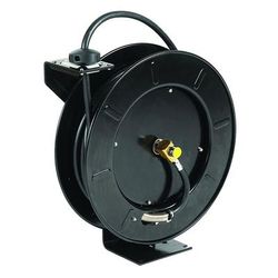 T&S 5HR-242 Open Hose Reel, 50 ft of 3/8"Diameter, Epoxy Coated Steel, Black