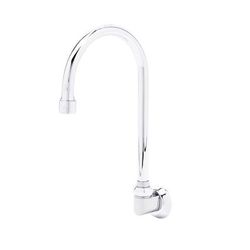 T&S B-0527 Swivel Gooseneck Spout, Wall Mounted, 5 3/4" Spread, Aerator, Chrome