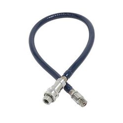 T&S HW-4C-48 Connector Water Hose, 48"LStainless Steel Braid, Quick Disconnect, 1/2"D