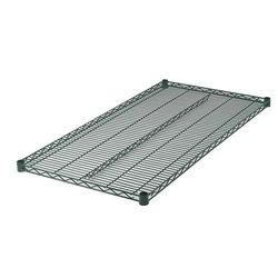 Winco VEX-2448 Epoxy Coated Wire Shelf - 48"W x 24"D, Green