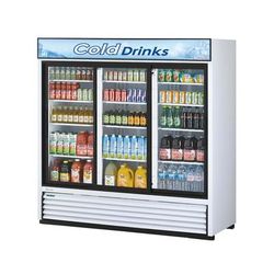 Turbo Air TGM-69R-N 78" TGM Series 3 Section Glass Door Merchandiser - 3 Sliding Doors, White, 115v