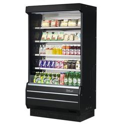 Turbo Air TOM-40B-SP-N 39 1/8" Vertical Open Air Cooler w/ 5 Levels, 115v, Black