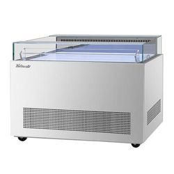Turbo Air TOS-50NN-S 50 1/4" Horizontal Open Air Cooler w/ 1 Level, 115v, Silver