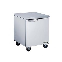 Kool-It KUCF-27-1 27 1/2"W Undercounter Freezer w/ (1) Section & (1) Right Hinge Door, 115v, Silver