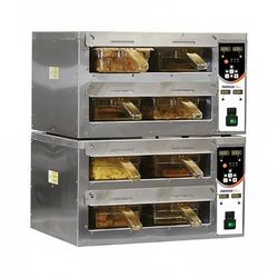 Nemco 6070-TF Meister Cook 19 1/2" Freestanding Warming Unit for (4) 1/3 Size Pans, 120v, Stainless Steel