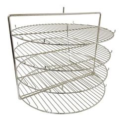 Nemco 66791-1 18" Round 4 Tier Rack System for 6452 & 6452 2 Pizza Merchandisers, 4-Tiered, Heavy Gauge Wire