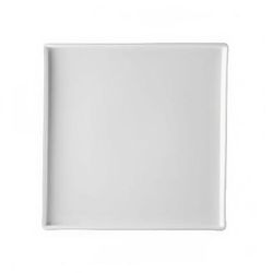 CAC PLC-8 8 1/2" Square Palace Plate - Porcelain, Bone White, 2 Dozen
