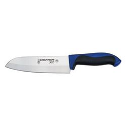 Dexter Russell S360-7C-PCP 7" Stamped Santoku Knife w/ Straight Edge, Carbon Steel