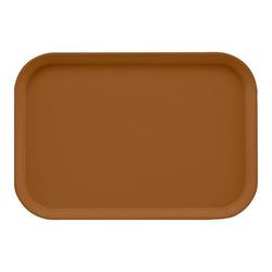 Cambro 1015508 Fiberglass Camtray Cafeteria Tray Insert - 15"L x 10 1/10" W, Suede Brown