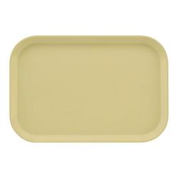 Cambro 1116536 Fiberglass Camtray Cafeteria Tray Insert - 15 4/5"L x 10 4/5"W, Lemon Chiffon, Yellow
