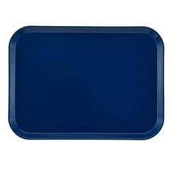 Cambro 1318123 Fiberglass Camtray Cafeteria Tray - 17 3/4"L x 12 3/5" W, Amazon Blue