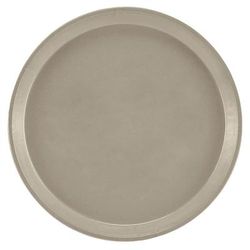 Cambro 900104 9" Round Serving Camtray - Fiberglass, Desert Tan, Brown