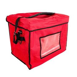 Cambro GBD211517521 GoBag Stadium Food Delivery Bag - 21" x 15" x 17", Nylon, Cambro Red