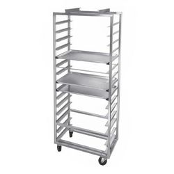 Channel 412S-OR 28 1/2"W 15 Sheet Pan Rack w/ 4" Bottom Load Slides, Stainless Steel