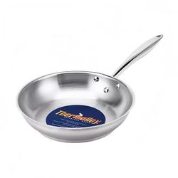 Browne 5724050 Thermalloy 9 1/2" Stainless Steel Frying Pan w/ Solid Metal Handle
