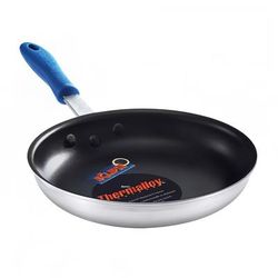 Browne 5813832 Thermalloy 12" Non-Stick Aluminum Frying Pan w/ Solid Silicone Handle