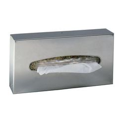 Bobrick B8397 Surface Mounted Facial 100 Tissue Dispenser, Stainless Steel