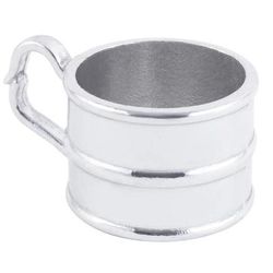 Bon Chef 4032 8 oz Coffee Cup Holder, Aluminum/Pewter-Glo, Silver