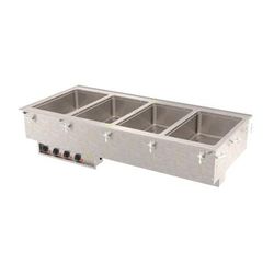 Vollrath 36407 Drop-In Hot Food Well w/ 4 Full Size Pan Capacity, 208v/1ph, Stainless Steel
