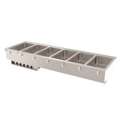 Vollrath 36476 Drop-In Hot Food Well w/ 6 Full Size Pan Capacity, 240v/1ph, Stainless Steel