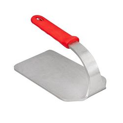 Vollrath 50662 2 1/2 lb Steak Weight - Red Silicone Handle, Stainless, 9" x 4-3/4"