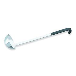 Vollrath 58022 2 oz Soup Ladle - Stainless Steel, Black Kool-Touch Handle, Silver