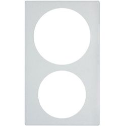 Vollrath 8242020 Miramar Template - For 5 qt & 3 qt Casserole, 21 1/8" x 12 3/4", White Stone