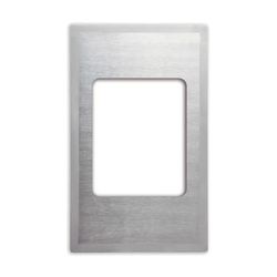 Vollrath 8242816 Miramar Single-Size Template - 1 Small Food Pan, Satin-Edge Stainless Steel