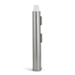 Vollrath SLC-3 Cup Dispenser, Surface Mount, All Cup Types, Silver