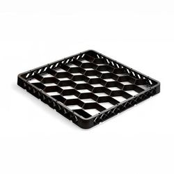 Vollrath TRH Full Size Glass Rack Extender w/ (30) Compartments, Black