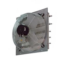 TPI CE24DS 24" Shutter Mounted Exhaust Fan - Direct Drive, 120v, Silver