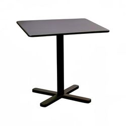 emu E529 (24) 32" Square Darwin Indoor/Outdoor Table - Steel, Antique Black, Powder Coated Steel