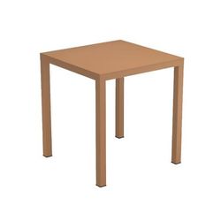 emu E858QS (41) 28" Square Outdoor Dining Height Table - Steel, Bronze, Stacking