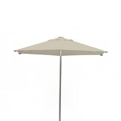 emu E986 (5808) 8 1/2 ft Hexagon Top Shade Umbrella - Black Fabric, Aluminum Pole
