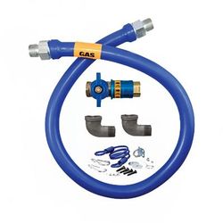 Dormont 1675KITCF36 36" Gas Connector Kit w/ 3/8" Male/Male Couplings, Stainless Steel