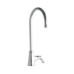 Elkay LK535GN08L2 Deck Mount Pantry Faucet w/ 8" Gooseneck Swing Spout & 2" Lever Handles, Chrome