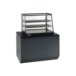 Federal EH3628 35" Full Service Countertop Heated Display Case - 3 Shelves, 120v, Black