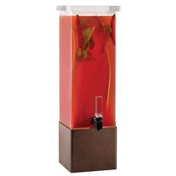 Rosseto LD173 2 gal Beverage Dispenser - Plastic Container, Bronze Base
