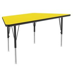Correll A3060-TRP-38-09-09 Activity Table w/ 1 1/4" High Pressure Top, 60"W x 30"D, Yellow