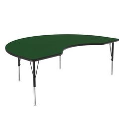 Correll A4872-KID-39-09-09 Activity Table w/ 1 1/4" High Pressure Top, 72"W x 48"D, Green