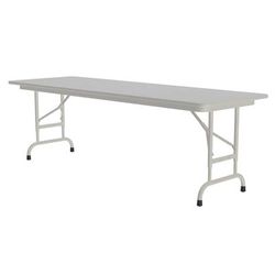 Correll CFA2460M-15 60" Rectangular Folding Table w/ Gray Granite Melamine Top, 32"H