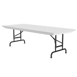 Correll RA3072-23 72" R-Series Rectangular Folding Table w/ Gray Granite Plastic Top, 32"H