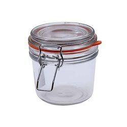 Tablecraft CJS12 Round 48 oz Condiment Jar - Clear